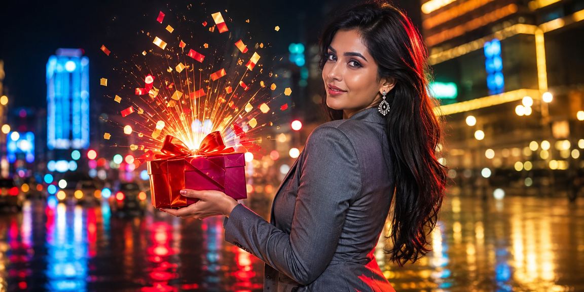 গাজীপুরে নিয়ন আলোয় লাল খামের বোনাস অফার প্রদর্শন