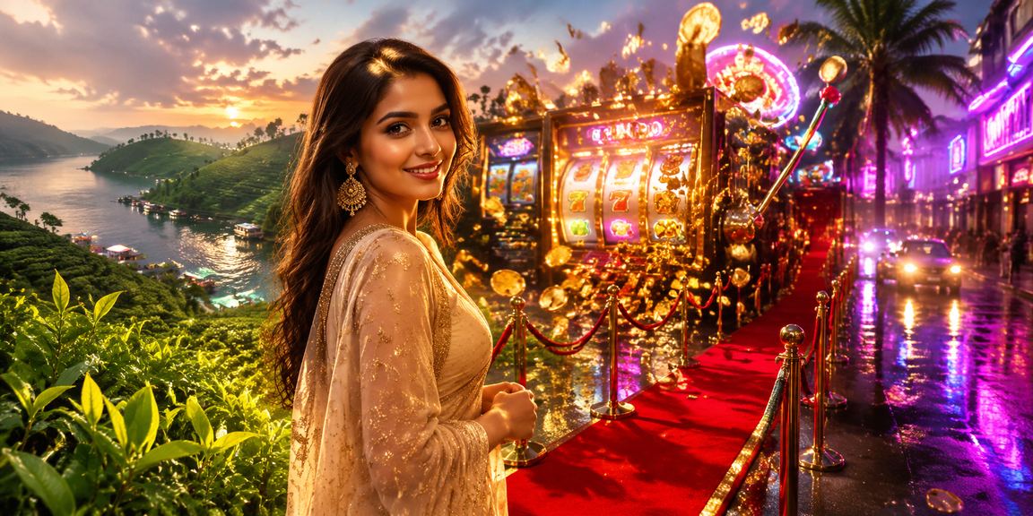 রাঙামাটির চা বাগানের পরিবেশে স্লট গেম উপভোগ